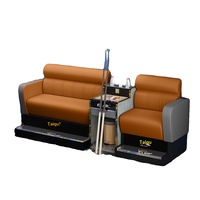 Canapé de billard commercial moderne en cuir PU, modèle 4SD-1, pour bureau, appartement, compatible avec le tennis de table, salles de billard