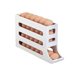 Support de rangement pour œufs à alimentation automatique par gravité, plateau à œufs roulant automatique <span class=keywords><strong>multi</strong></span>-niveaux en plastique de qualité alimentaire - Product Image 6