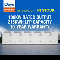Contenedor de Almacenamiento de Energía para Microredes Deye MS-G215 100kW 215kWh, IP54, Híbrido Industrial para Exteriores, Distribuidor Autorizado Moge