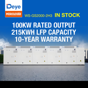 ตู้เก็บพลังงานไมโครกริด Deye MS-G215 100kW 215kWh สำหรับใช้งานกลางแจ้ง มาตรฐาน IP54 ระบบไฮบริดอุตสาหกรรม ตัวแทนจำหน่ายอย่างเป็นทางการของ Moge - Product Image 1