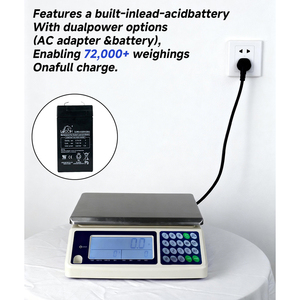 Digitale Industrielle Tischwaage mit Zählfunktion und Optionalem Alarmlicht - Product Image 4