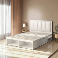 Suite de chambre à coucher moderne de luxe personnalisée Lit King Size Lits Queen-Size Double Espace de rangement Chambre à coucher en bois contemporaine Hôtels