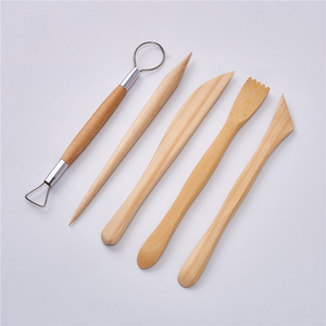Cpatrick 5pcs 6 "Poterie et Argile Sculpture Couteau Poterie Aiguiser Modélisation Outils Ensemble pour Sculpture Poterie - Product Image 2