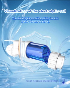 Générateur de chlore salin Stepon OEM ODM 40g/ jusqu'à 50000 gallons, Chlorinateur au sel à cellule électrolytique titane-platine de haute qualité - Product Image 3