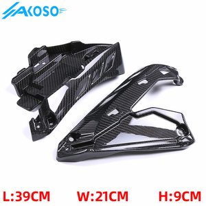 Carenados de cuerpo de fibra de carbono seco AKOSO, paneles laterales de carenado de entrada de aire para motocicleta Yamaha <span class=keywords><strong>MT10</strong></span> FZ10 2022 <span class=keywords><strong>2023</strong></span> 2024 - Product Image 2