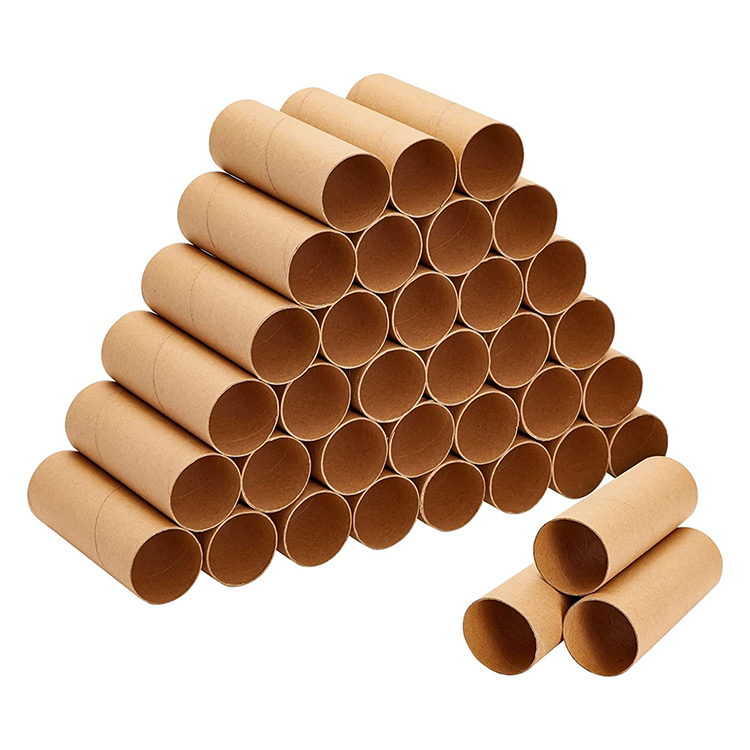Wholesale Recyclable Cardboard Paper Core Tube Roll Packaging Round Kraft Craft Cylinder Paper Tube for Diy Projects