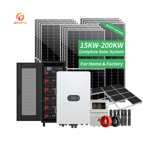 Growatt <b>Solar</b> Systems Complete <b>Kit</b> Home 10kw 15kw 200kw Off Grid Hybrid <b>Power</b> Battery Storage Energy System Solr Panels System 5 - Product Image 1