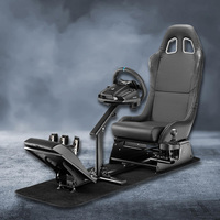 Siège Pliant Personnalisé d'Usine pour Simulateur de Sports Intérieur, Siège Baquet de Jeu de Course Simulation de Conduite, Support de Course Sim pour PC et Jeux VR