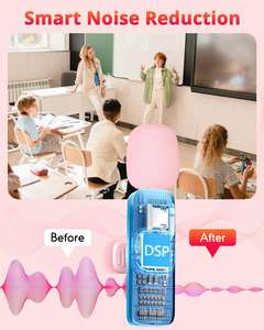 <span class=keywords><strong>Professionale</strong></span> senza fili Mini <span class=keywords><strong>Lavalier</strong></span> risvolto <span class=keywords><strong>microfono</strong></span> per iPhone Android per il tipo C YouTube registrazione Video K9 Noise - Product Image 5