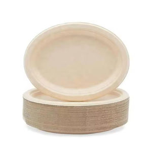 <span class=keywords><strong>Assiette</strong></span> de fête <span class=keywords><strong>compartiment</strong></span>ée <span class=keywords><strong>jetable</strong></span> en bagasse biodégradable de 10 pouces, qualité restaurant - Product Image 4