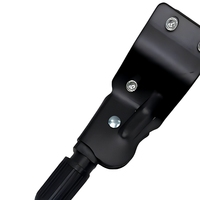 Béquille arrière universelle antirouille pour VTT 26 pouces, fixe 360 mm, en fonte, accessoires de vélo, tête en acier 3 mm, 3 trous, finition mate