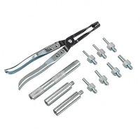 Prix usine 11 pièces dissolvant de joint de tige de soupape et trousse d'outils d'installation Kit de pinces de retrait de joint de soupape outil d'installation de tige de soupape