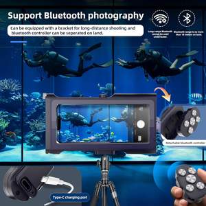 ShellBox 3.ª Generación, Funda para Cámara con Bluetooth para iPhone 14 15 Pro Max <span class=keywords><strong>Galaxy</strong></span> S22, Funda Deportiva Impermeable de 49 pies/15 m, Material TPU+PC - Product Image 4