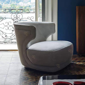 Sofá de lujo ligero y posmoderno, sala de estar, muebles de gama alta, minimalista - Product Image 5