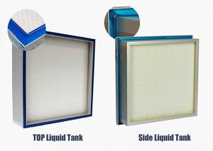 Plissado profundo Gel Seal Fluxo Laminar Capa Household H13 H14 FFU Fan Filter Unit HEPA Air Purifier Alta eficiência para o filtro de ar - Product Image 4