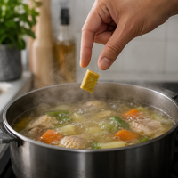 Bouillon de poulet halal en gros |   Cube de bouillon instantané 4g 10g |   Marque privée OEM pour le marché africain |   Usine