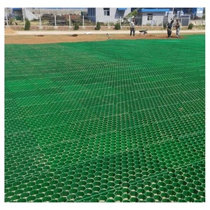 Stabilisateur de sol pour allées urbaines et rurales, recyclage des pavés de grille de gravier pp avec géotextile filtrant - Product Image 3