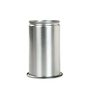 Embalagem de lata de chá coberto redondas, latas de lata de café vazias pequena grau alimentício pequena seladas caixas de presente