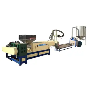 Fabricant vente directe ligne de granulation de déchets machine de recyclage de plastique HDPE flocons Machine de granulation de recyclage de plastique