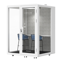 Cabine de studio d'enregistrement silencieuse, pod de réunion insonorisé, pod de bureau insonorisé, isolation acoustique pour enregistrement musical au bureau