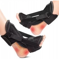 Orthèse de cheville pour pied tombant avec sangle de fixation pour inversion et éversion du pied