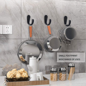 Porte-manteau simple noir pour porte-étiquettes, serviettes, manteaux et chapeaux - Product Image 6