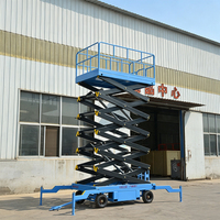 Plateforme élévatrice à ciseaux électrique de 4 à 18 m, capacité de charge de 110 kg, plateforme de levage pour personnel, double télécommande, acier inoxydable, certifiée CE