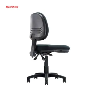 Mid Back Desk Chair Student Adjustable Office Chair Armless Computer Swivel Fabric Typing Task Office Chairs