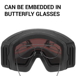 חורף kapvoe snowboard ספורט משקפי שמש משקפי שמש משקפיים משקפי שמש מראה מלא עדשה אנטי ערפל סקי חיצוני gogle עדשה מגנטית - Product Image 6