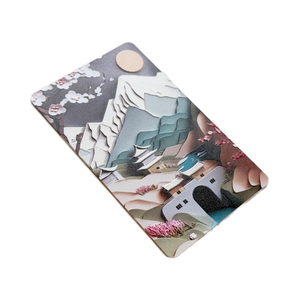 Tùy chỉnh 3D dập nổi RFID thẻ gỗ đầy đủ màu sắc in kinh doanh & khách sạn Thẻ quà tặng - Product Image 2