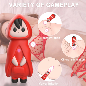 Mini MODELO DE Caperucita Roja, masajeador de clítoris con vibración de 16 frecuencias, juguete sexual privado - Product Image 3
