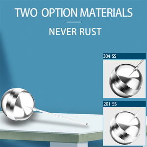 Otomatik su kaynağı 1/2 " - 2" 304 paslanmaz çelik bilyalı vana donanım pirinç su vanası elektrikli su Solenoid şamandıra valfi - Product Image 5