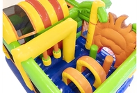 Vente en gros - Château gonflable Lion King de haute qualité pour usage commercial - Aire de jeux gonflable pour enfants en PVC - Leteng LT-546