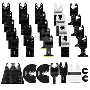 PMS 31 pièces lames de <span class=keywords><strong>scie</strong></span> oscillantes multifonctionnelles combinaison lame à changement rapide bois métal Muiti lames d'outils - Product Image 1