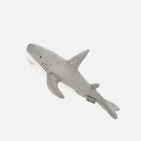 Peluche Requin Géant Gris en Coton PP Rembourré – Coussin Compagnon Animal Marin – Cadeau Unisexe pour Enfants