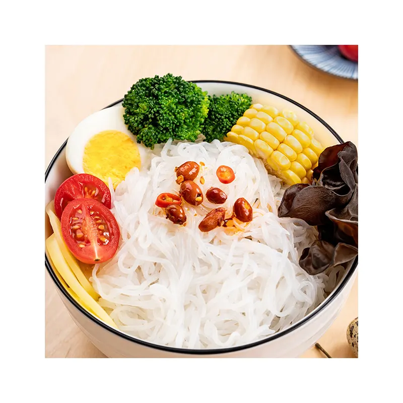 Thấp calorie chất xơ cao Konjac bữa ăn Spaghetti ngay lập tức lụa Halal