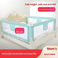 Barandilla de Seguridad Anticaídas para Cama de Bebés y Niños Pequeños, Tipo L, con Bloqueo de Seguridad, Material Plástico, Protección de Una o Tres Caras, CN