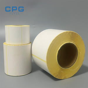 Etiqueta Adhesiva Térmica Personalizada al por Mayor, Rollo de Etiquetas de Papel Termosensible de 38x25mm para Envasado de Alimentos - Product Image 1