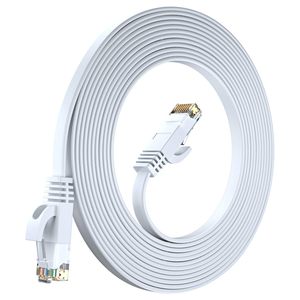 <b>Cat6</b> Cat6a Flat UTP <b>Ethernet</b> Patch Cord, Bare Copper 4Pairs 28AWG 30AWG RJ45 LAN Network <b>Cable</b>, RoHS Compliant for Router - Product Image 5