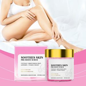 Exfoliante Pre-Afeitado para Eliminar el Vello 60g, Marca Privada OEM, Aloe y Menta, Exfolia, Hidrata, Sin Irritación, Vegano - Product Image 2