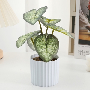 Pot de plante artificielle LUYI - <span class=keywords><strong>D</strong></span>écoration extérieure, clôture <span class=keywords><strong>d</strong></span>écorative, maison, <span class=keywords><strong>bureau</strong></span>, petite plante verte en pot, vente en gros - Product Image 3