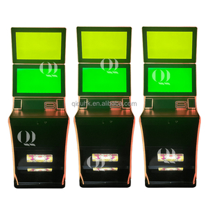 Máquina de Juegos Arcade QIQU Personalizada con Pantalla Táctil Doble de 21.5 Pulgadas, Gabinete Metálico, Configuración para Sala de Juegos, Inglés - Product Image 1