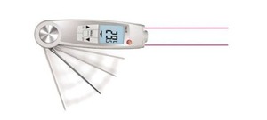 Original Testos 104-IR Dual Purpose IR and Penetration Thermometer for Determining Surface and for the Food Safety Made <strong>in</strong> <strong>India</strong> - Product Image 3