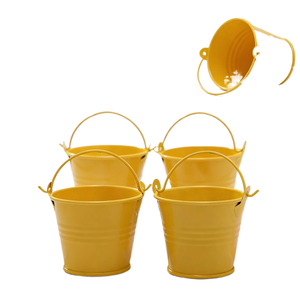 Mini dulce Saif, cubo pequeño <span class=keywords><strong>de</strong></span> <span class=keywords><strong>hierro</strong></span> colorido, vela <span class=keywords><strong>de</strong></span> hojalata, maceta para suculentas, juguete infantil, boca <span class=keywords><strong>de</strong></span> 6 cm <span class=keywords><strong>de</strong></span> diámetro. - Product Image 1