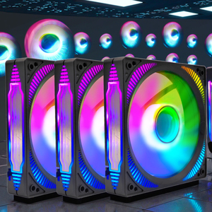Ventilador de 6 pines RGB de gama alta de 120mm, ordenador eléctrico colorido para juegos para caja de PC, nuevos modelos con disipador de calor de plástico de 1,8 W - Product Image 2
