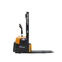 Chariot élévateur électrique RELILIFT CDD1530, capacité de charge de 1,5 tonne, levée de 3 m, double levée, capacité de pente, certifié CE, mât à deux étages, garantie d'un an