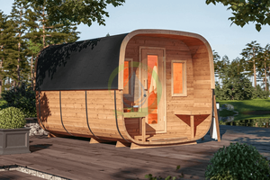 4 أشخاص ركن حديقة بخار كبير راقية ساونا فاخرة في الهواء الطلق حمام منزلي تركيبة دش غرفة بخار - Product Image 2