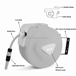 Multi Size Wall Mount 10 15 20 <span class=keywords><strong>30</strong></span> <span class=keywords><strong>M</strong></span> Meter <span class=keywords><strong>30</strong></span> 50 65 100 pieds Rétractable Watering Hose Reel wash Car wash Garden Water Hose Reel - Product Image 4