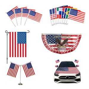 Ensemble de drapeaux canadiens personnalisés en usine, comprenant des nappes et des bannières, adapté à divers événements promotionnels - Product Image 1