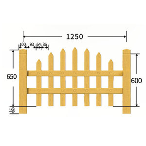 Dalle de ciment décoratif réutilisable grain planche de <span class=keywords><strong>bois</strong></span> ABS plastique moule coffrage barrie béton clôture moule moule - Product Image 3